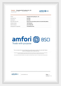 BSCI Certificate