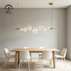 Home Chandelier Lamp Indoor Living Room Large Iron Long Art Decor Led Modern Pendant Light Chandeliers
