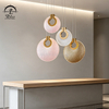 New Design Modern Hanging Lighting Glass Shade Led Pendant Lamp