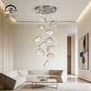 New Design Modern Luxury Indoor Metal Lobby Hanging Nordic Modern Led Ceiling Chandelier